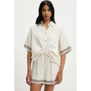 Sada se lnem Answear.LAB dámská, béžová barva G28.4952.tos 80X, vel. M