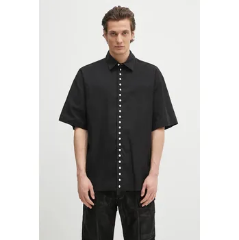 Pánská košile Košile AMBUSH Pearl Button Shirt 12115313 černá 99X, vel. 52