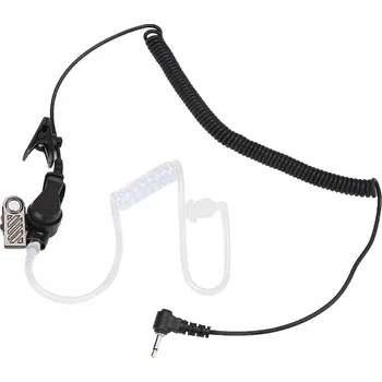 Sluchátka SLUCHÁTKA WALKIE TALKIE 2,5MM ZAKŘIVENÁ SLUCHÁTKA SE VZDUCHOVOU TRUBICÍ