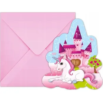 Obraz Narozeninové pozvánky Procos Jednorožec 12 x 10 cm 6 ks