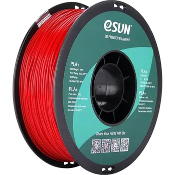 Filament Filament eSUN PLA+ red 1kg