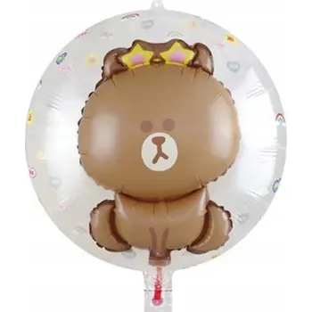 Balónek Balónek ve fóliovém balónku MEDVÍDEK (60 cm*69 Cm)