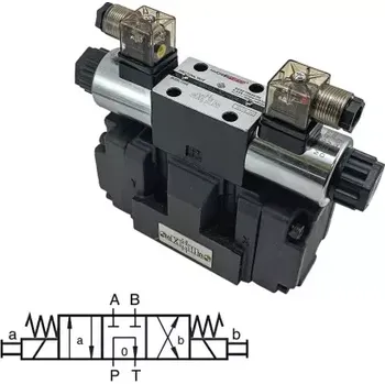 Rozvaděč HFWH-03-3C6-D24 nepřímo řízený hydraulický rozvaděč NG10, 160 l/min, 350 bar, 24 V DC