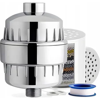 vodní filtr SPRCHOVÝ FILTR NA VODU chromový STŘÍBRNÝ