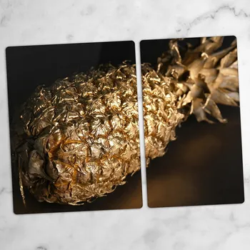 Obraz Stylová a Odolná Skleněná Prkénka s potiskem Elegantní Ananas 40x52 cm a 30x52 cm