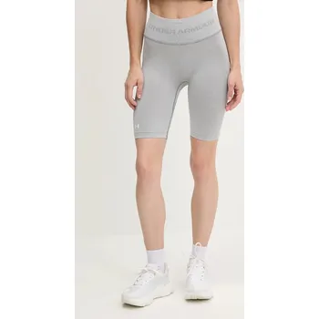 Tréninkové šortky Under Armour Vanish Seamless šedá barva, high waist, 1388115 09X, vel. L
