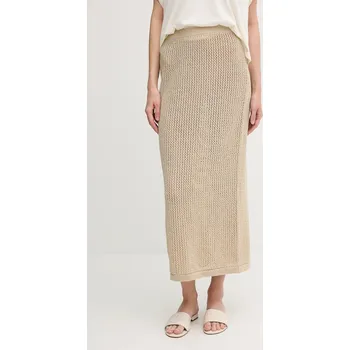 Dámská sukně Sukně United Colors of Benetton zelená barva, maxi, 11365000B 81X, vel. XS