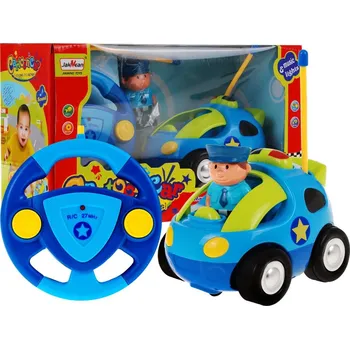 autíčko Policejní autíčko na dálkové ovládání pro nejmenší Policejní auto RC od 18. měsíců. RKToys No. 6601
