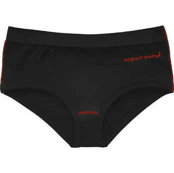 Dětské funkční kalhotky Boxerky ROBOT černá Bamboo Ultra - Oranžová / 100