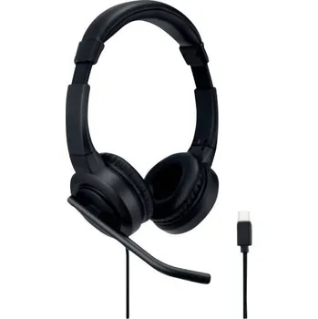 Sluchátka Kensington Headset uzavřená (Over Ear) kabelová černá Potlačení hluku headset Počítače