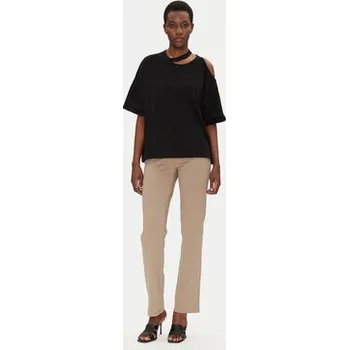 Dámské kalhoty Fransa Kalhoty z materiálu 20615363 Béžová Regular Fit 36