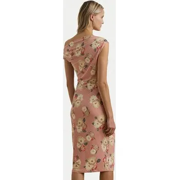 Dámské šaty LAUREN RALPH LAUREN Koktejlové šaty 250964083001 Růžová Slim Fit 6