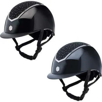 Jezdecká přilba Jezdecká ochranná helma EQx by Charles Owen Kylo Crystal DOPRODEJ