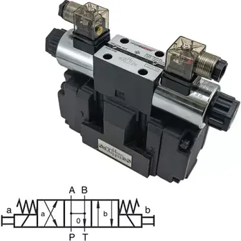 Rozvaděč HFWH-03-3C3-D24 nepřímo řízený hydraulický rozvaděč NG10, 160 l/min, 350 bar, 24 V DC