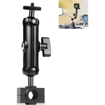 Příslušenství pro videokameru PULUZ PU703B Pevný držák na zrcátko motocyklu pro GoPro a další akční kamery