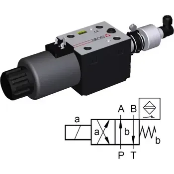 Stavebniny DKE-1631/2/FV-X 24DC 31 bezpečnostní směrový ventil ATOS, NG10, 150 l/min, 350 bar, 24 VDC