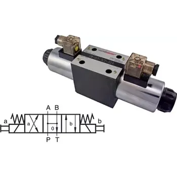 Rozvaděč FW-03-3C3-A220 - Přímo řízený hydraulický šoupátkový rozvaděč s nouzovým ovládáním / NG10