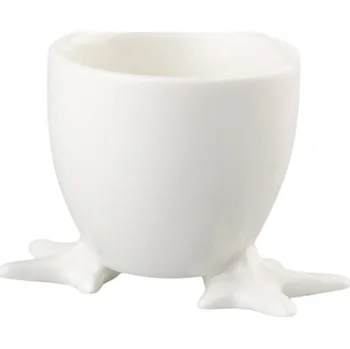 Stojánek na vajíčko Kalíšek na vajíčko Florina 7x5 cm bílý