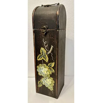 Dárkový potravinový koš Dárkový box na láhev Bílé víno