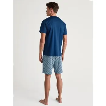 Pánské pyžamo Calida Pyžamo 46282 Tmavomodrá Regular Fit XXL