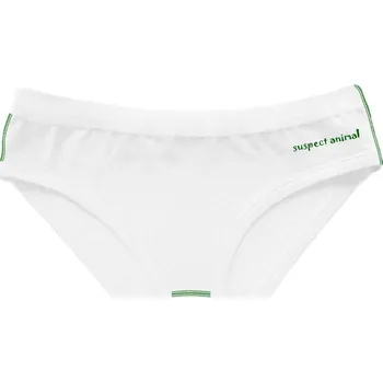 Dětské funkční kalhotky Basic ROBOPES bílá Bamboo Ultra - Zelená / 150