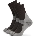 Ponožky Zulu Merino Allseason 3-pack Velikost ponožek: 35-38 / Barva: šedá/hnědá