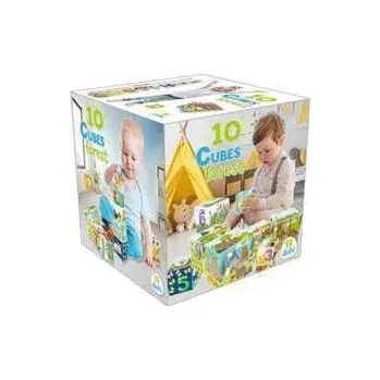 Hračka pro nejmenší Stohovací kostky - pyramida Les