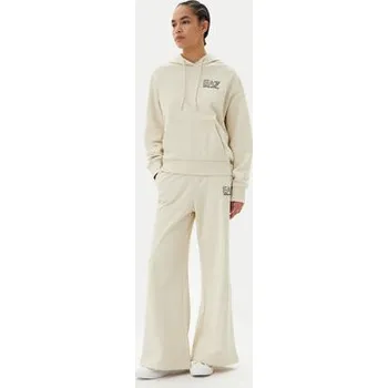 Dámské oblečení EA7 Emporio Armani Mikina 7W000101 AF12473 U1079 Béžová Loose Fit XL