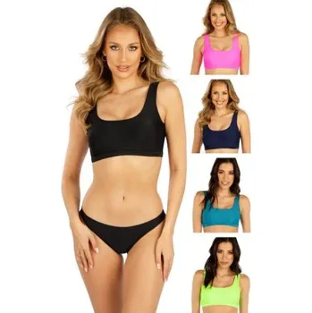 Dámský plavkový sportovní top s výztuží Litex 50518 černá 42