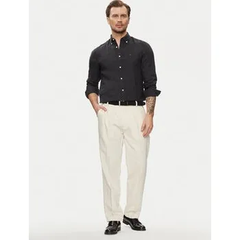 Tommy Hilfiger Košile MW0MW34602 Černá Regular Fit XL