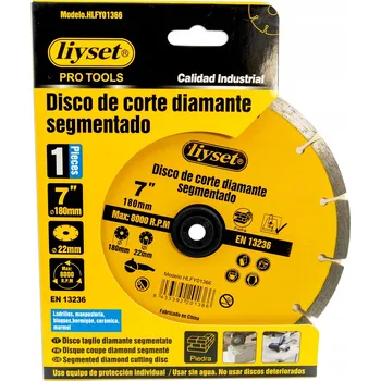 Řezný kotouč DIAMANTOVÝ KOTOUČ TURBO BETON CIHLOVÝ KLINKER 180 MM