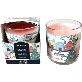 Svíčka Vonná svíčka ve skle PROVENCE 20 hodin vesnička