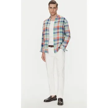 Pánská košile Tommy Hilfiger Košile Summer Madras MW0MW39166 Barevná Regular Fit 3XL
