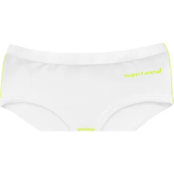 Dětské funkční kalhotky Boxerky ROBORYBA bílá Bamboo Ultra - Žlutá neon / 120