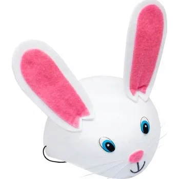 Pokrývka hlavy Čepice Králíček bílá, na divadelní představení