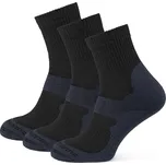 Ponožky Zulu Merino Allseason 3-pack Velikost ponožek: 35-38 / Barva: černá/šedá