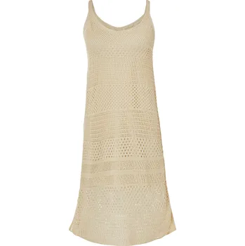 Dámské šaty esmara® Dámské háčkované šaty, postavu zdůrazňující střih (krémová, M(40/42))