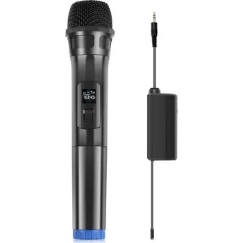 Mikrofon Bezdrátový dynamický mikrofon PULUZ UHF s LED displejem (černý)
