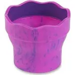 Kelímek na vodu Faber-Castell Click & Go Unicorn mramorově růžový,rychlé dodání
