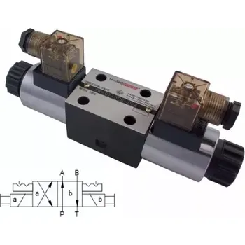 Rozvaděč FW-02-2D2-A220 rozvaděč s aretací šoupátka, řízen impulzy, NG06, 315 bar, 80 l/min, 230 V