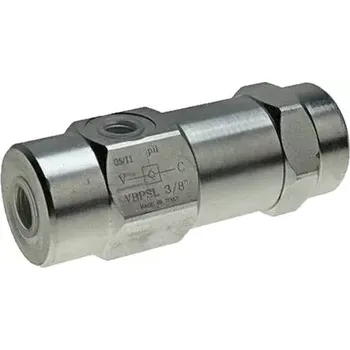 Ventil VBPSL 1/4” jednostranný hydraulický zámek do potrubí pro jednočinný válec, G1/4", 20 l/min