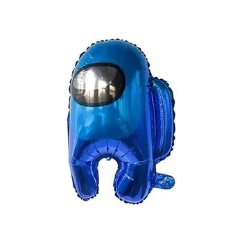 Balónek Fóliový balónek 55 cm. Modrý panáček, Vesmír, Dekorace na narozeniny