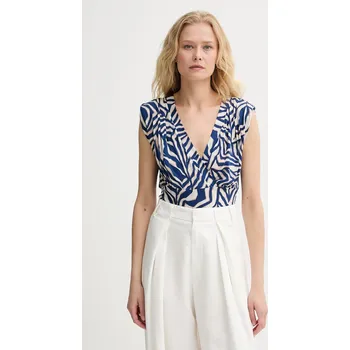 Dámská halenka Halenka Morgan DROBI modrá 57X, vel. S