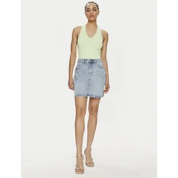 Dámská sukně Vero Moda Džínová sukně Tessa 10301536 Modrá Regular Fit M