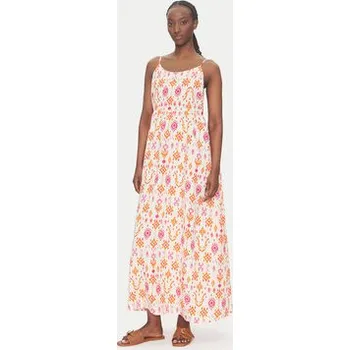 Dámské šaty ONLY Letní šaty Abiella 15350291 Oranžová Regular Fit XS