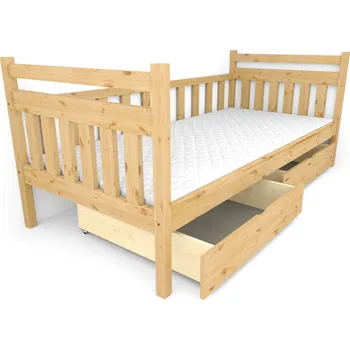 Postel Slevadoma Dětská postel DP03 Rozměr: 70 x 140 cm, Barva: Barva šedá