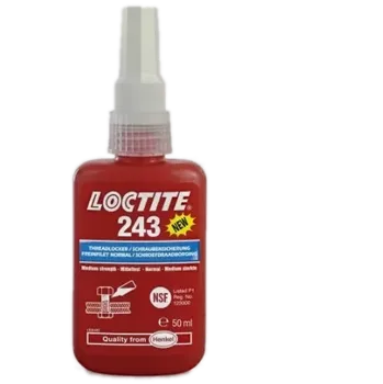 Stavebniny LOCTITE 243 - 50 ml, zajišťovač šroubů, tekuté závitové těsnění, střední pevnost