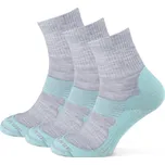 Ponožky Zulu Merino Allseason 3-pack Velikost ponožek: 39-42 / Barva: tyrkysová/šedá