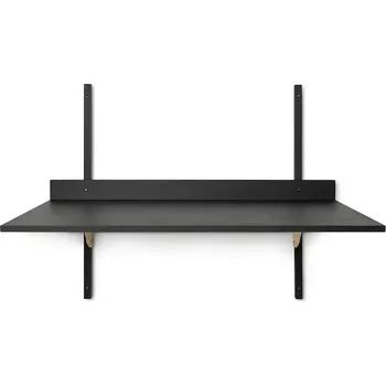 police Nástěnná police ferm LIVING Sector Desk černá barva 1104263248 99X