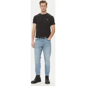 Pánské tričko Calvin Klein Jeans T-Shirt Painted J30J327523 Černá Regular Fit L